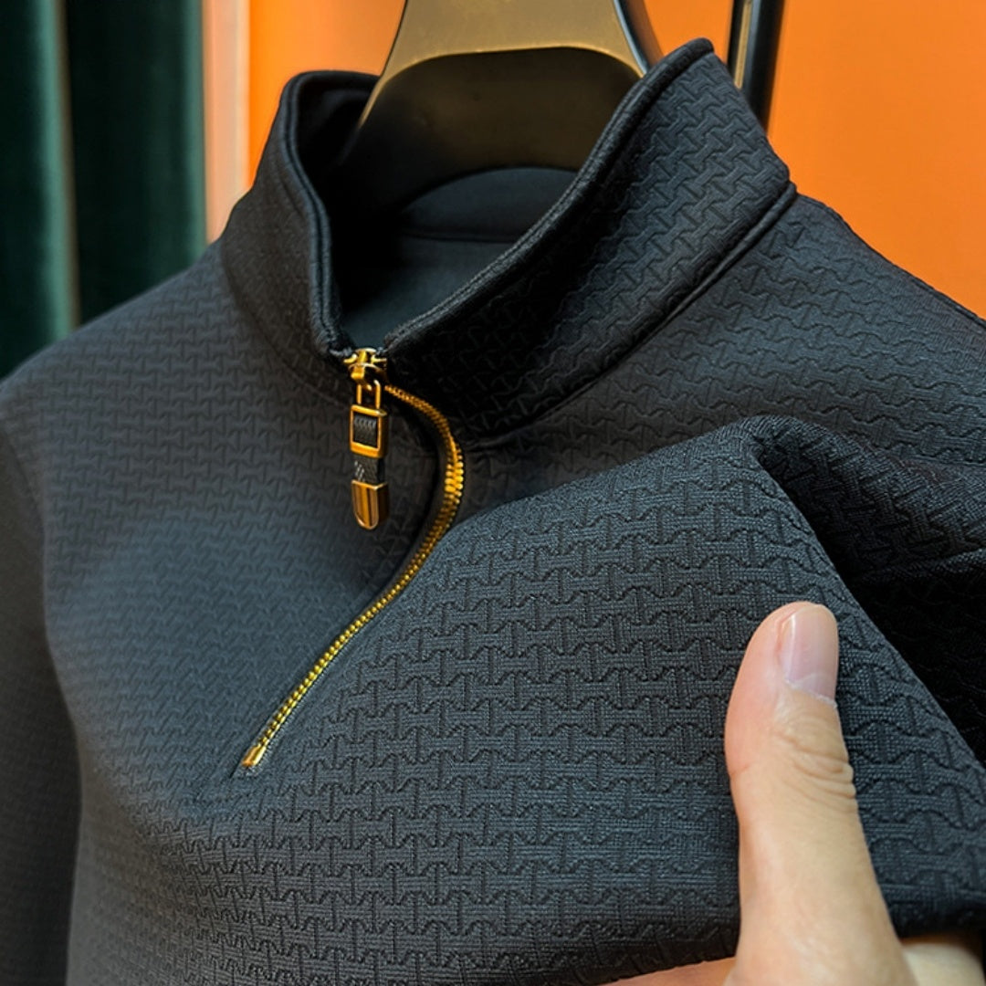 Nyahl | Herren-Rollkragenpullover mit langen Ärmeln