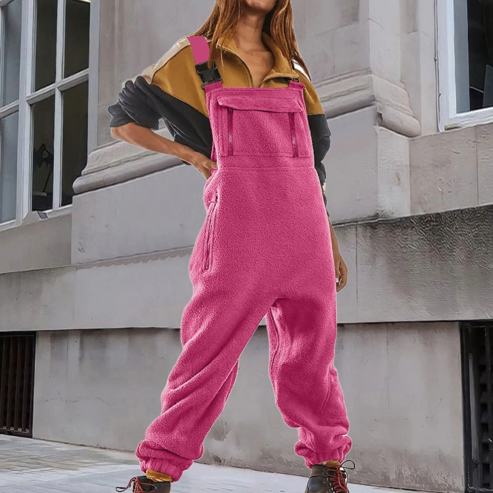 Lanamarie | Verstellbarer Cord-Fleece-Jumpsuit
