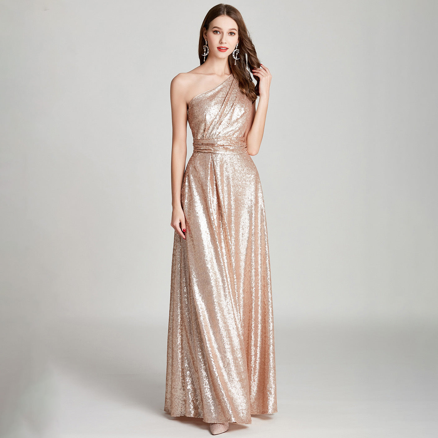 Fabiola | Langes Ballkleid für Brautjungfern, Bankette, Abschlussball und Abendveranstaltungen