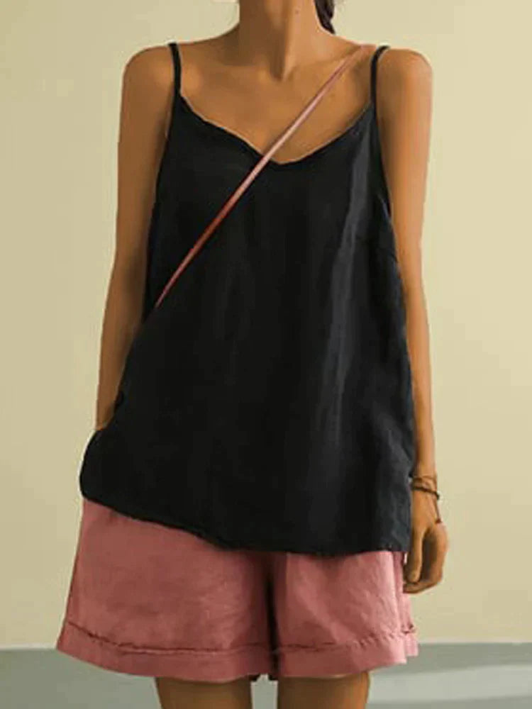 Milena - sommer leinen top