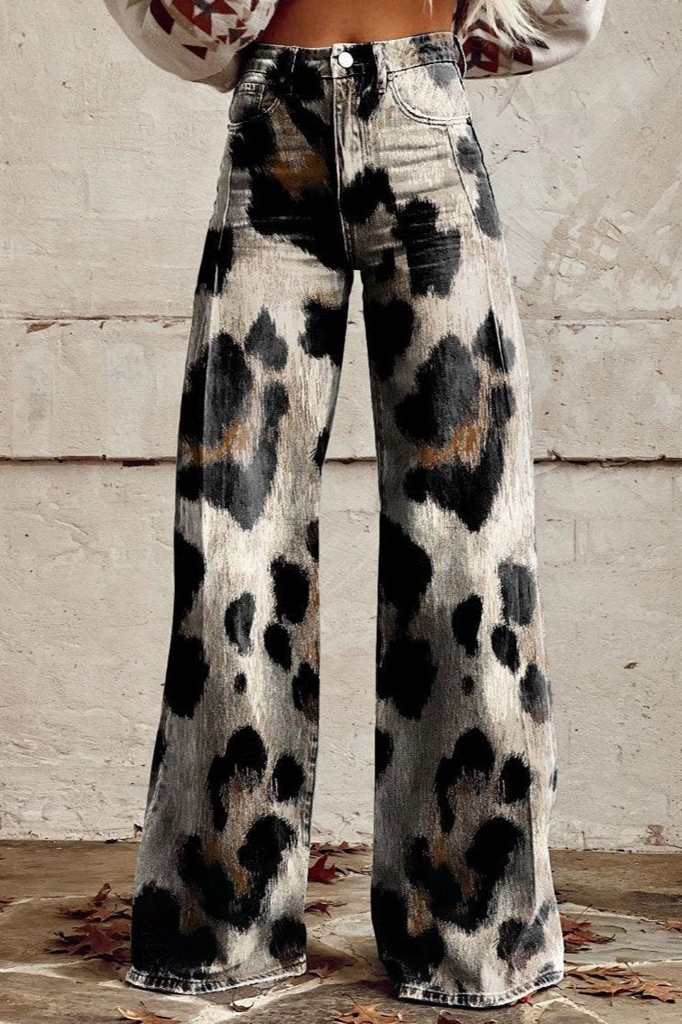 Larae | Weite Bein Vintage-Hose
