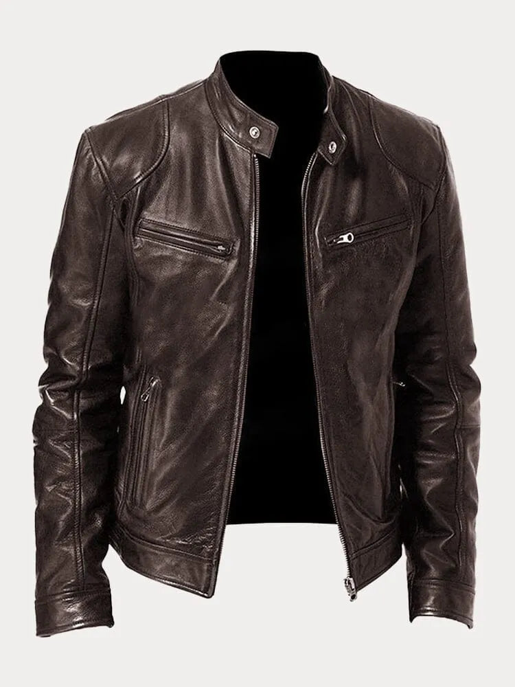 James | Stilvolle Lederjacke