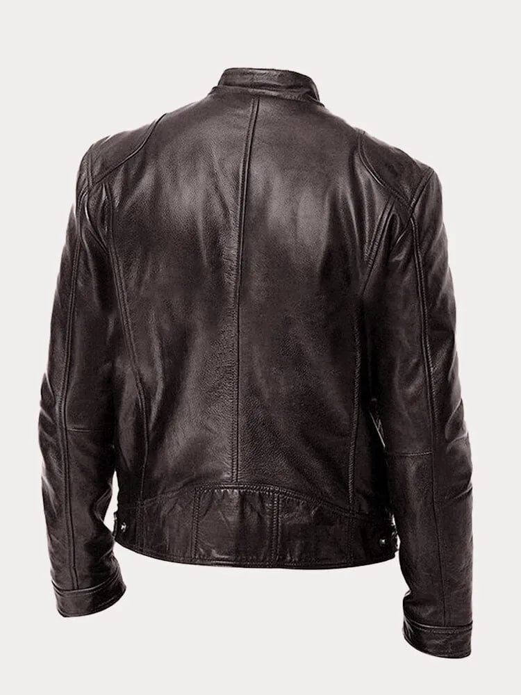 James | Stilvolle Lederjacke
