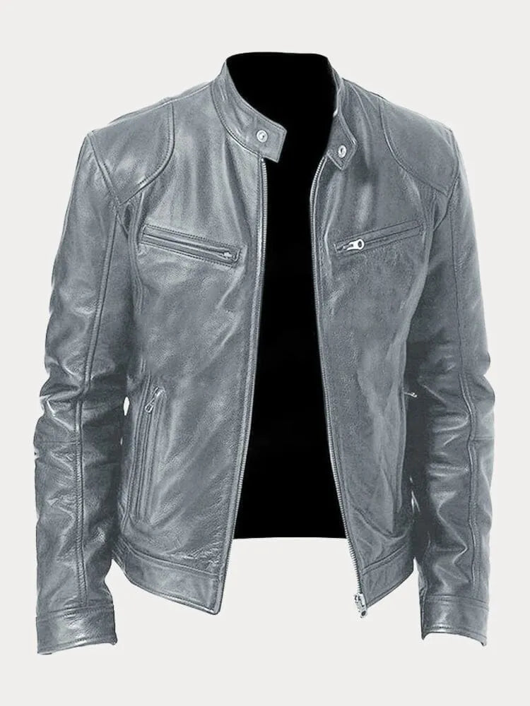 James | Stilvolle Lederjacke