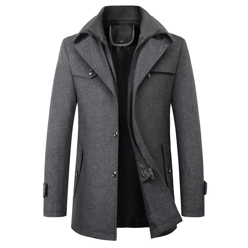 Stephon | Business Casual Verdickter Mantel