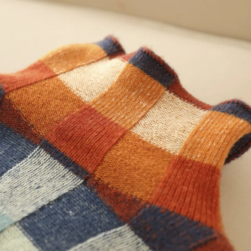 Kortasia | Karierter Rollkragenpullover