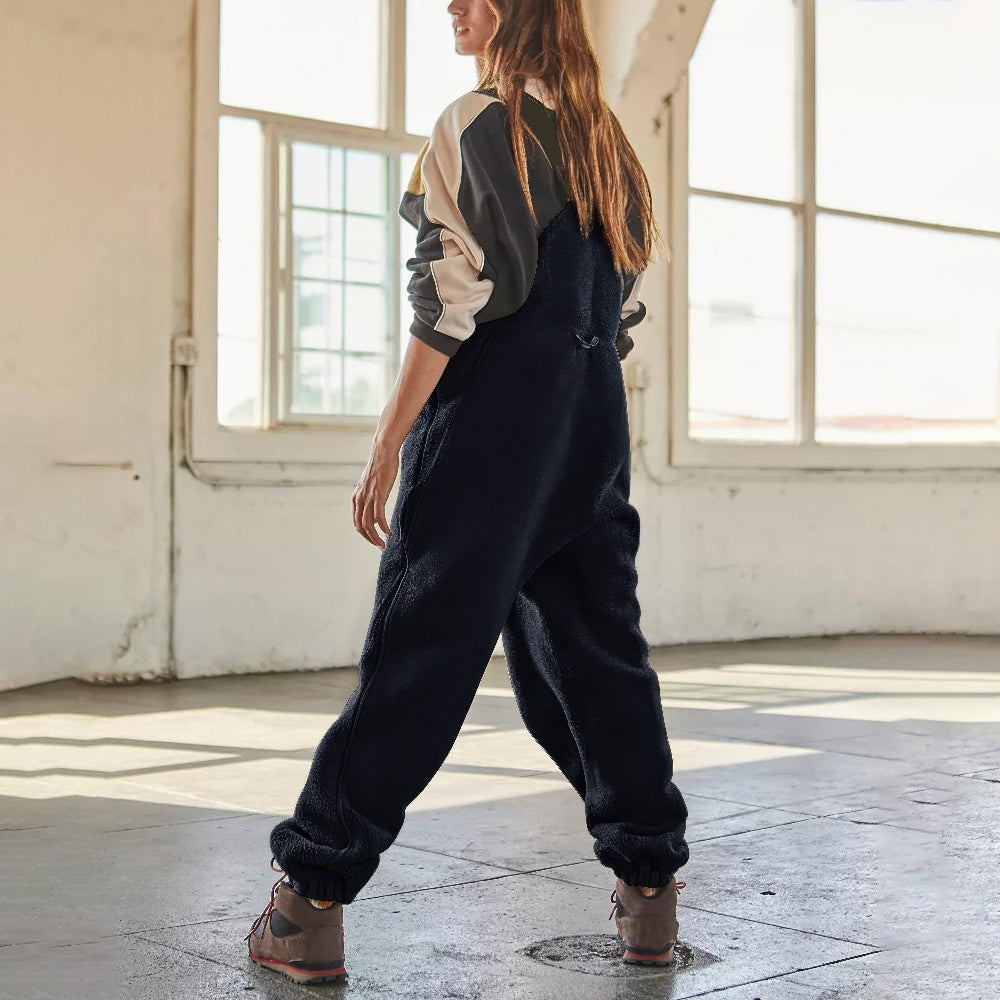 Lanamarie | Verstellbarer Cord-Fleece-Jumpsuit