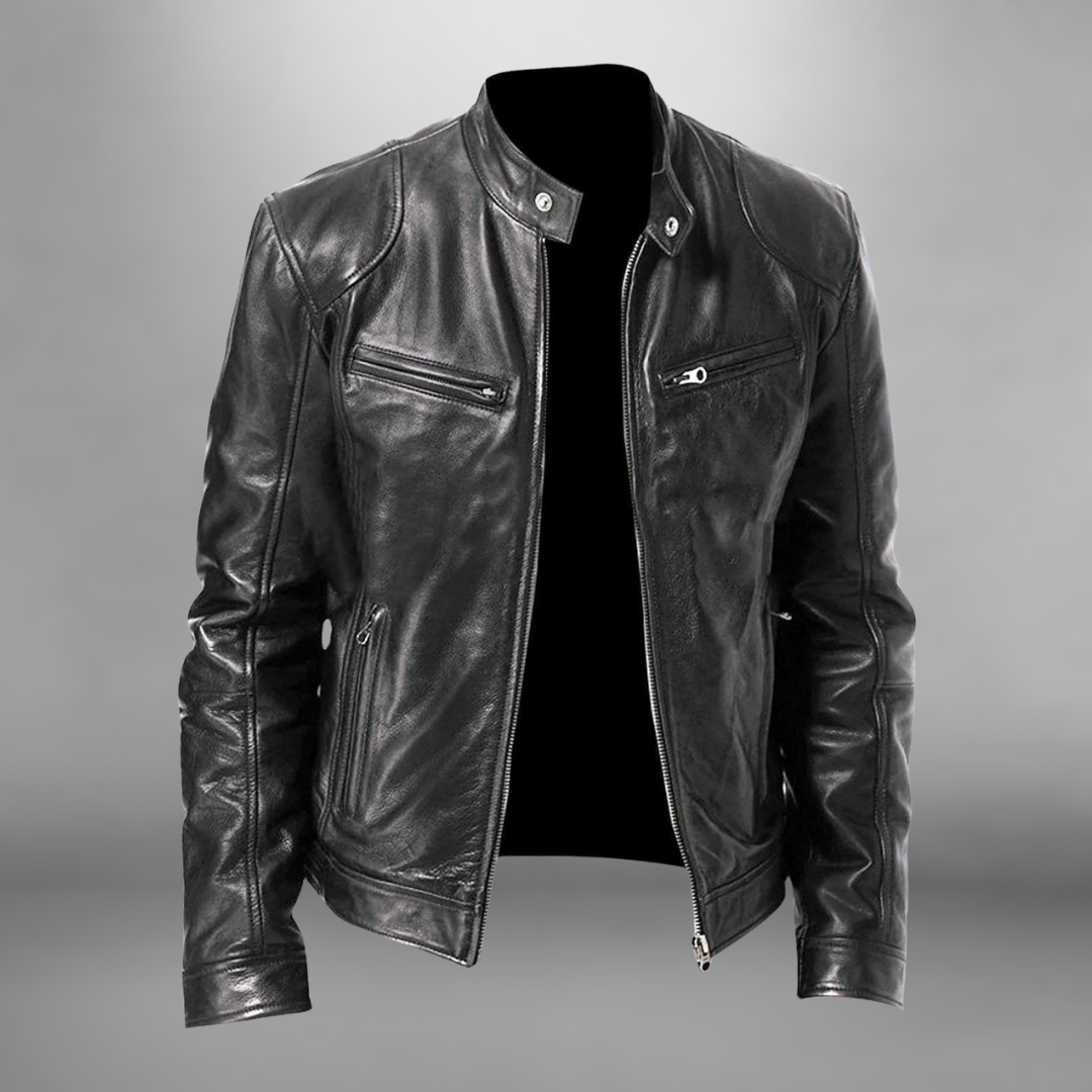 Lässige Lederjacke für Männer - Bruce