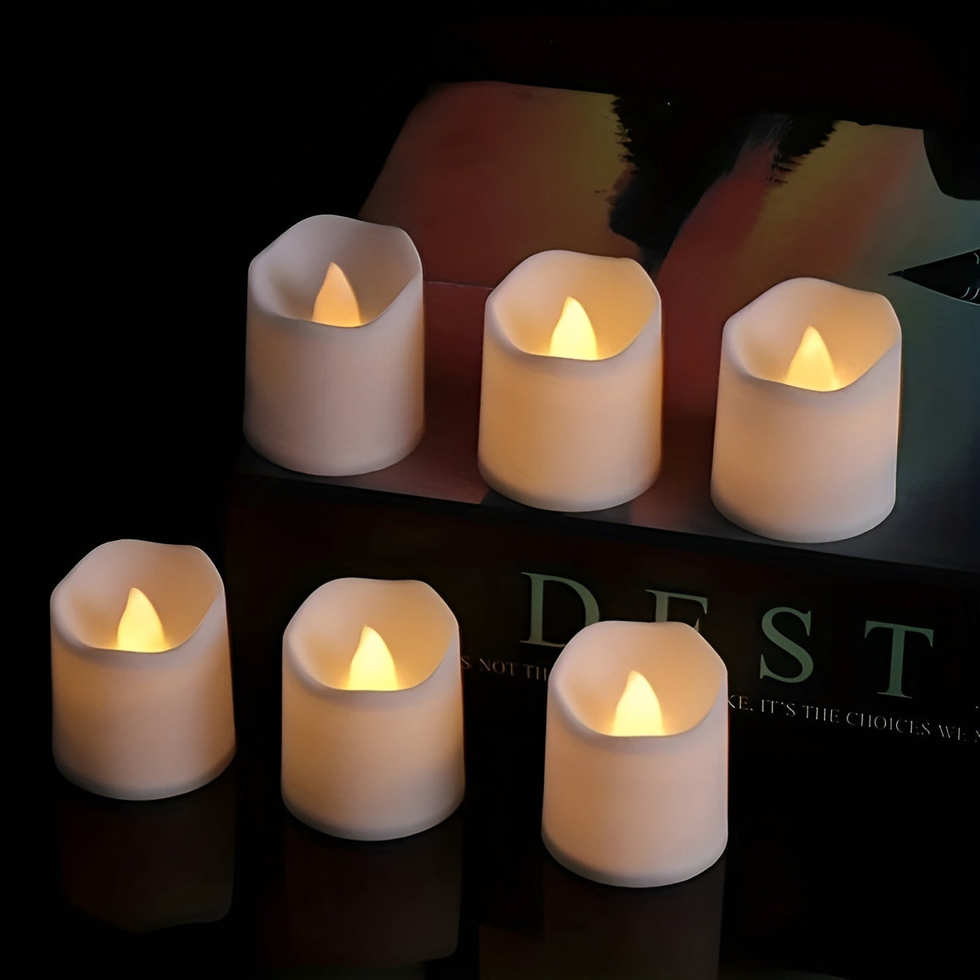 TwinkleLite Light - Flammenlose Flackernde Elektrische LED-Kerzenlichter