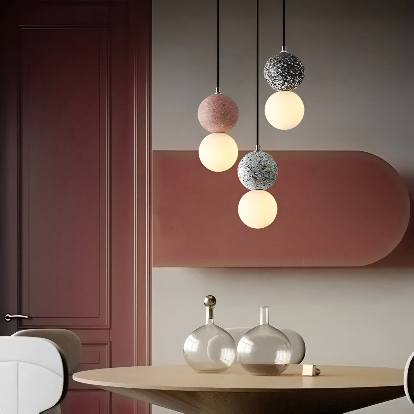 TimberOrb Light - Nordische Kugeln Pendelleuchte