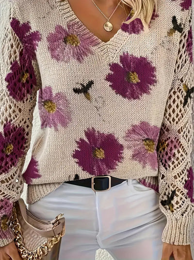 Tatyana - Stilvolle Strickjacke Mit V-Ausschnitt