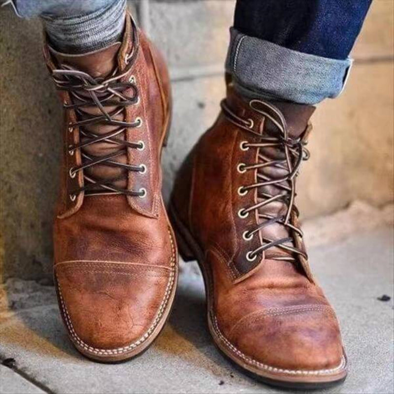 Aaron - Klassische Herren Lederstiefel