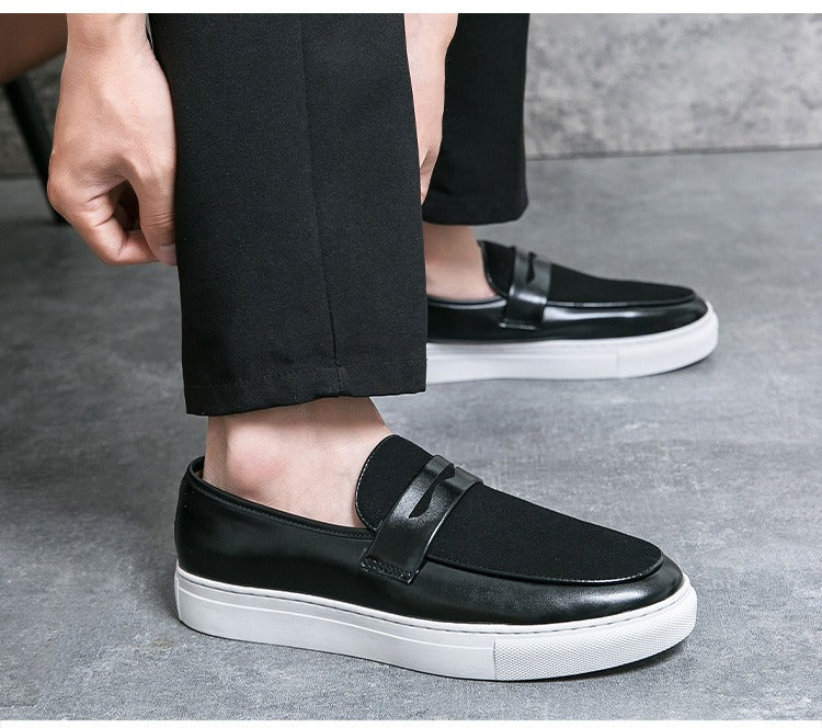 Braune Freizeitschuhe aus Leder im britischen Stil für Herren - Camden