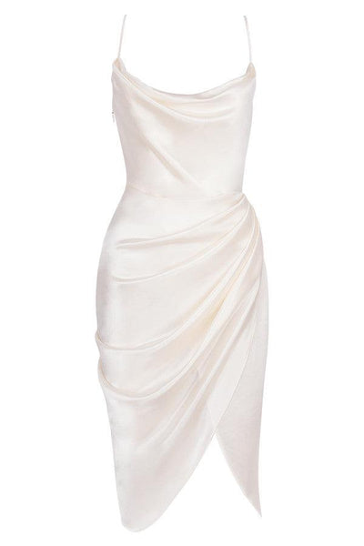 Valen - Elegantes Satin-Abendkleid mit Korsett-Oberteil