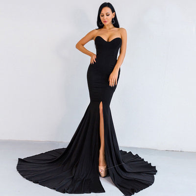 Stella | Sexy Asymmetrisches Maxi-Kleid mit Wickeloptik
