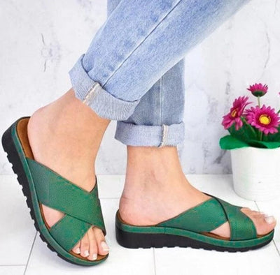 Jaidyah | Outdoor-Flip-Flops mit Keilabsätzen