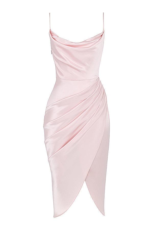 Valen - Elegantes Satin-Abendkleid mit Korsett-Oberteil