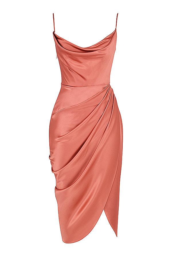 Valen - Elegantes Satin-Abendkleid mit Korsett-Oberteil