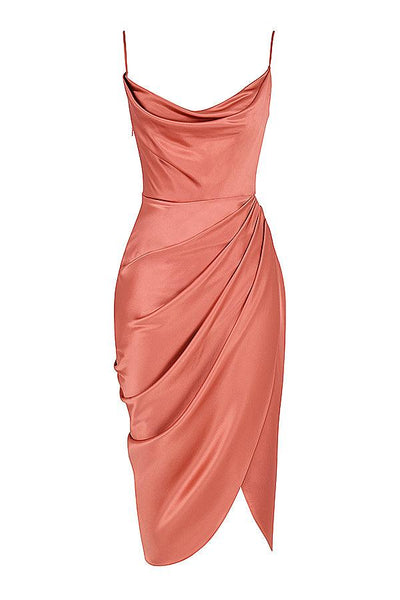 Valen - Elegantes Satin-Abendkleid mit Korsett-Oberteil