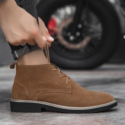 MADRID | Aufzug-Suede-Schuhe +6CM