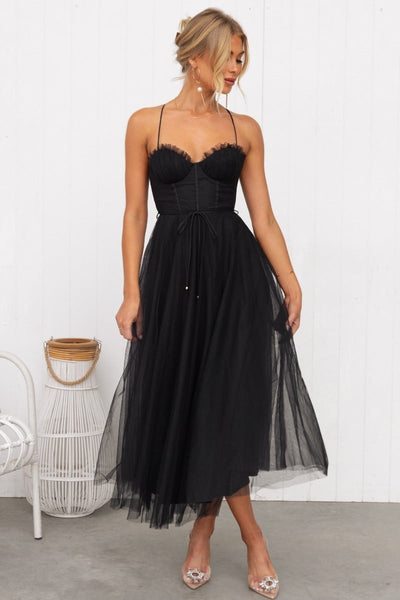 Kallystah | Ärmelloses Midikleid