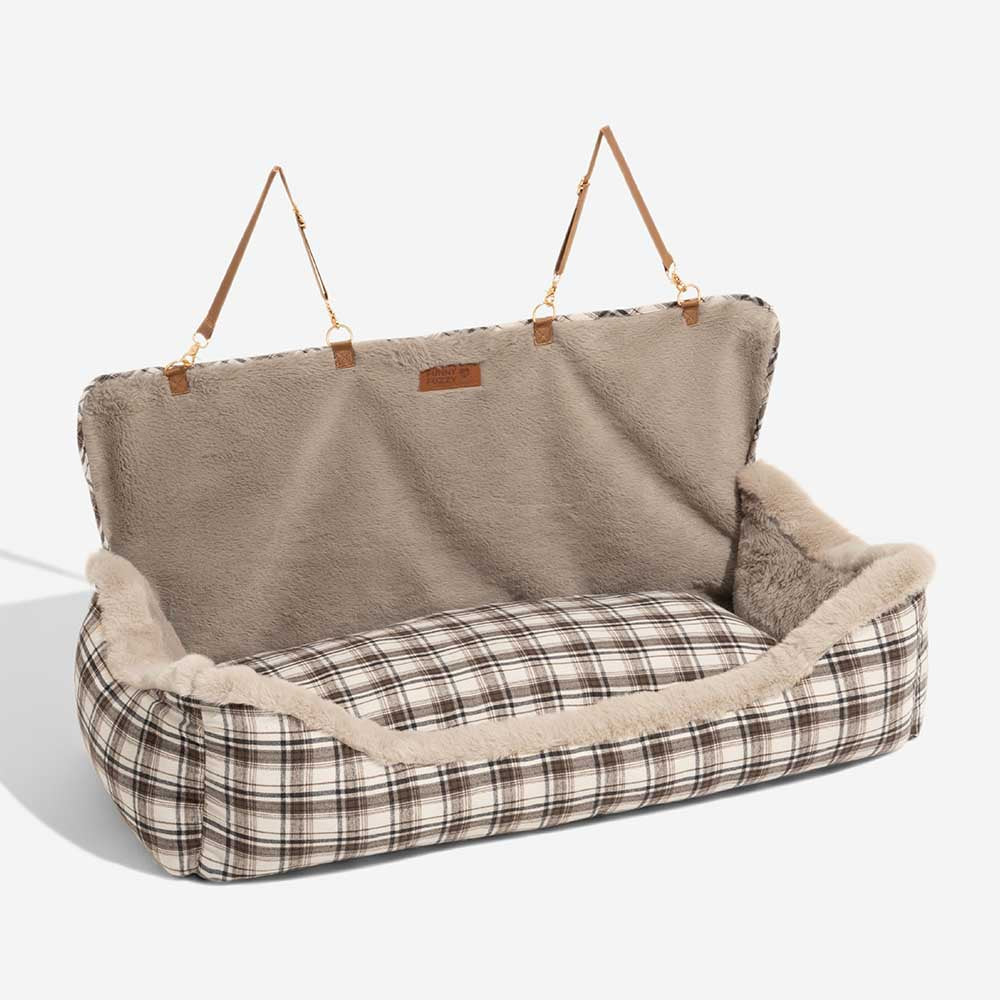 Plüsch-Autositz für Haustiere – RideSafe CozySeat