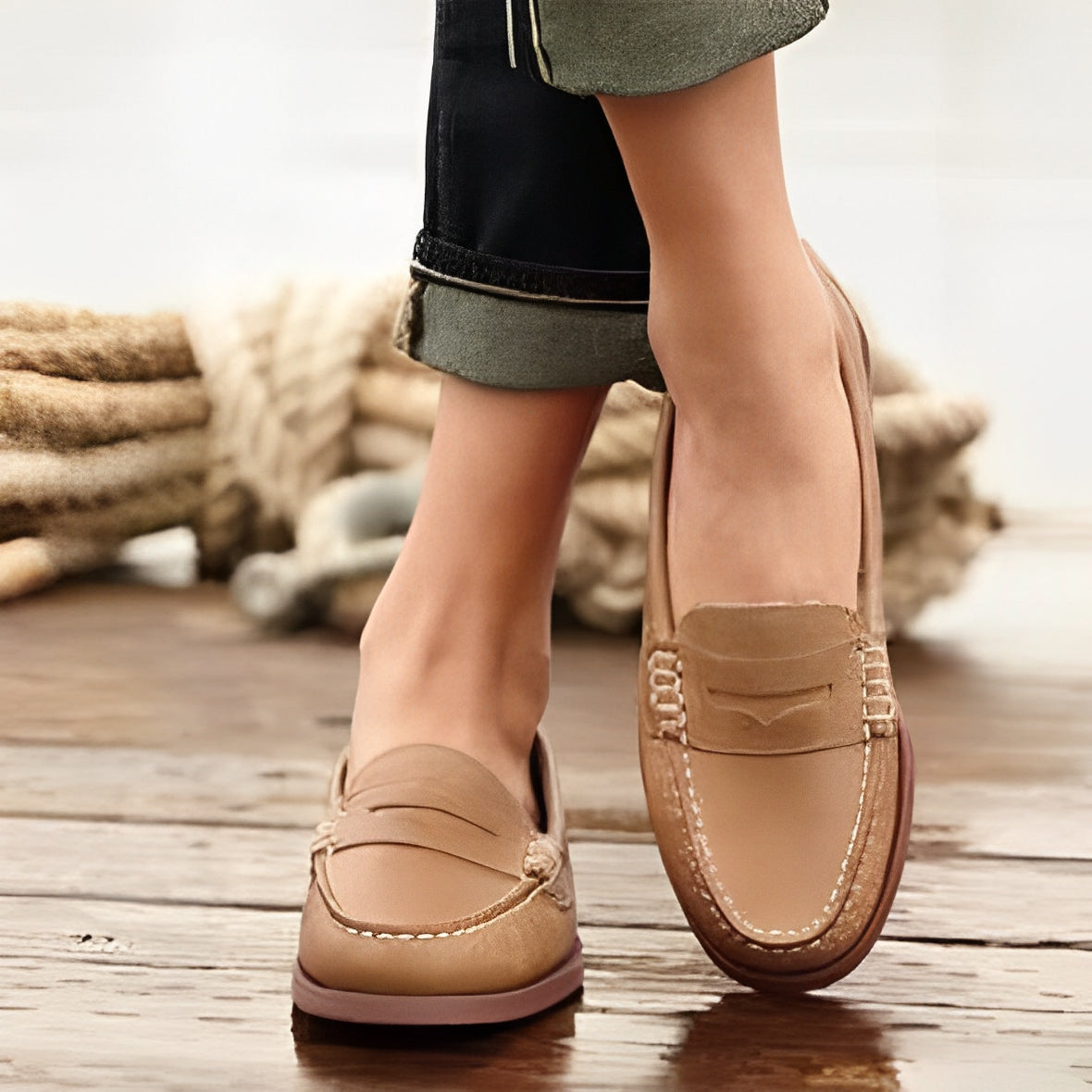 Tiffanie - Bequeme flache Damenschuhe