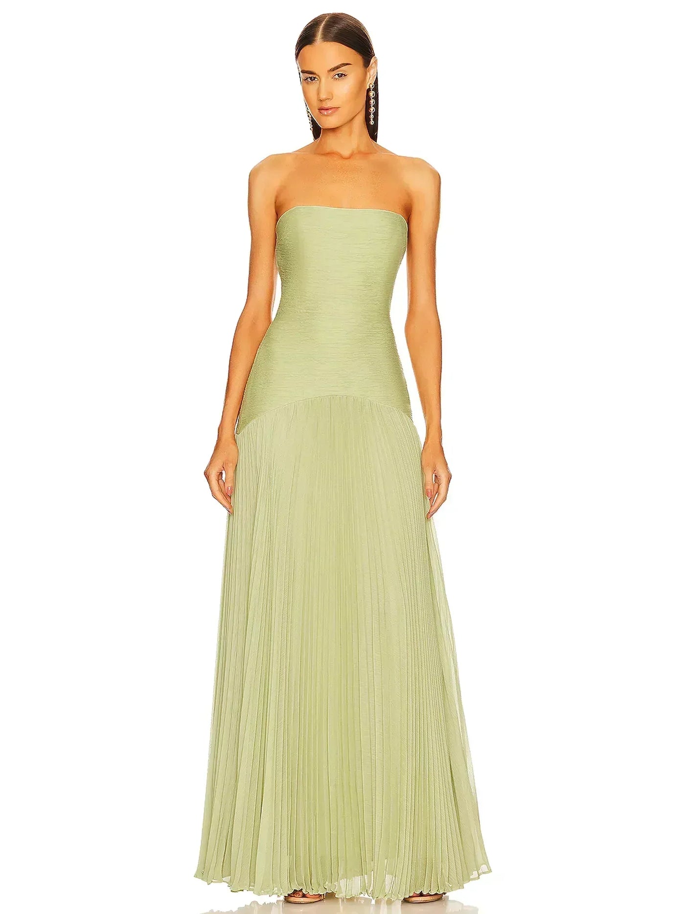 Zynella ™ | Ärmelloses Maxikleid mit tiefer Taille