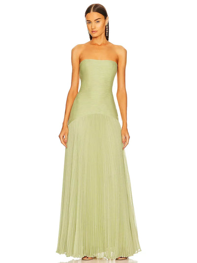 Zynella ™ | Ärmelloses Maxikleid mit tiefer Taille