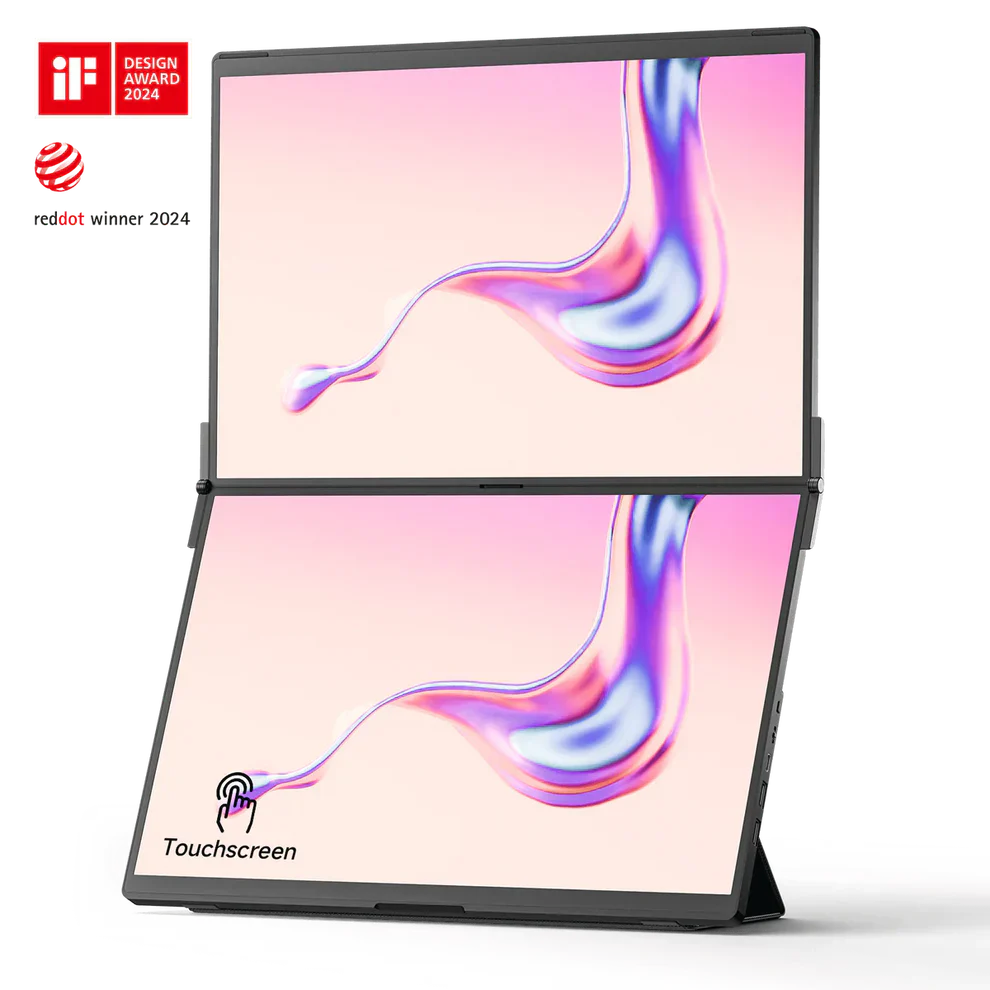 Tragbarer Dual Touch Monitor 16 Zoll – Flexiview