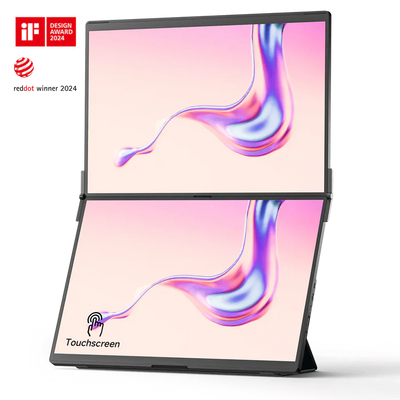 Tragbarer Dual Touch Monitor 16 Zoll – Flexiview