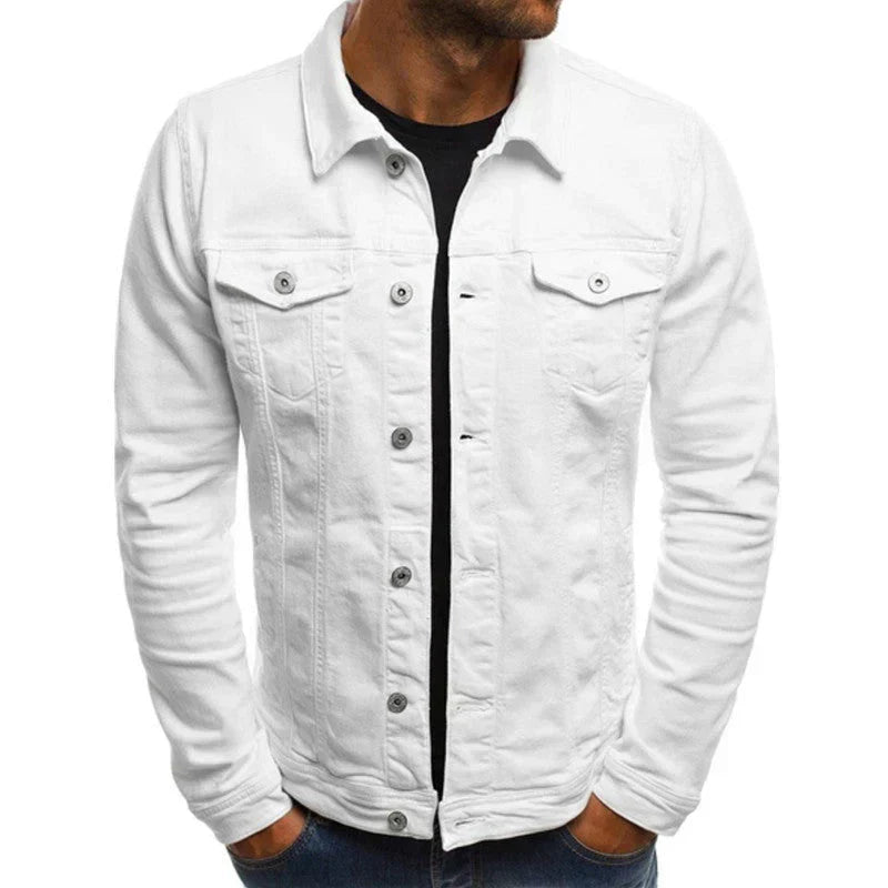 Trendige Herren Jeansjacke