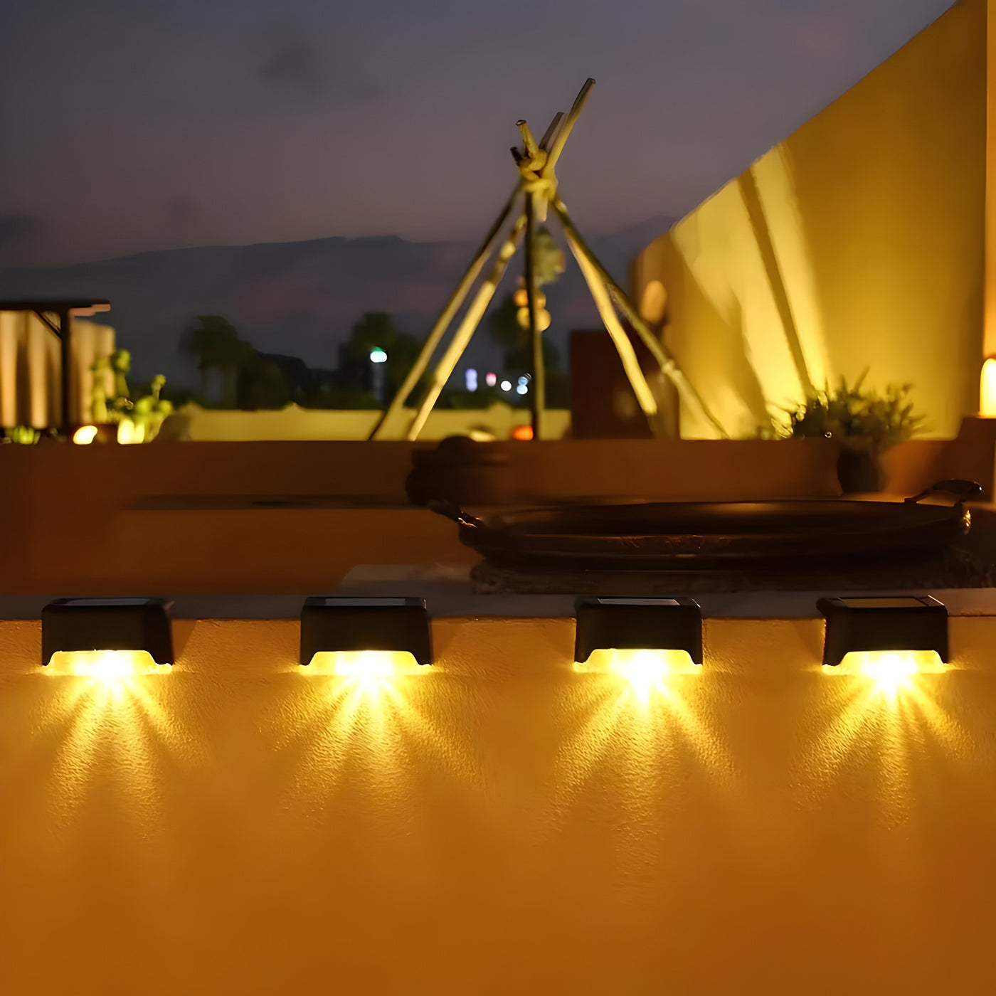 SolarGleam Light – Wasserdichtes Solar-Stufenlicht