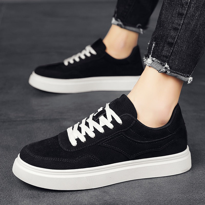Britische Retro-Stil Herren Low Top Turnschuhe Kamel Farbe - Henry