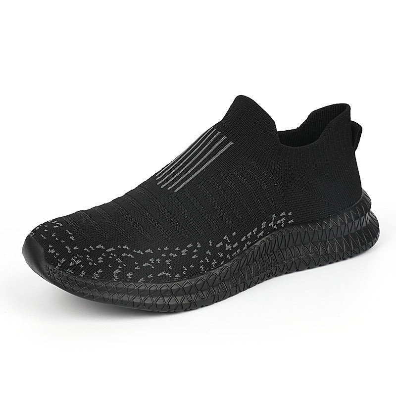 Herren Turnschuhe aus rutschfestem Stoff modern graphitblau - Modell Dorian