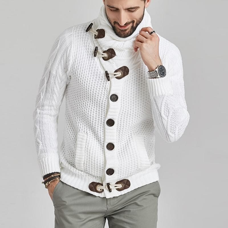 Strickjacke mit Knebelverschlüssen für Herren