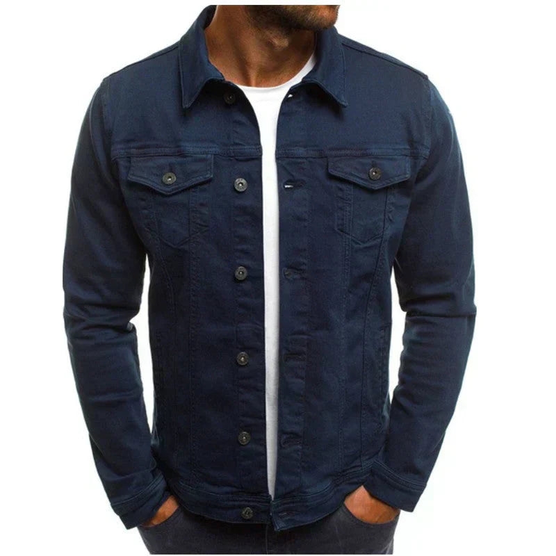 Trendige Herren Jeansjacke
