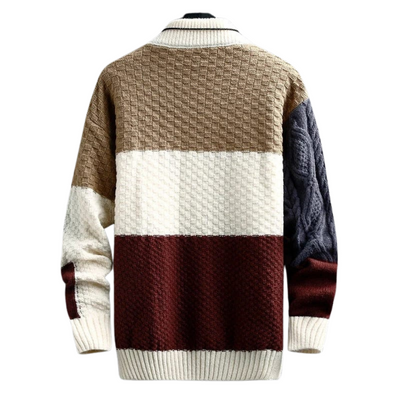 Strickpullover mit Textur für Herren