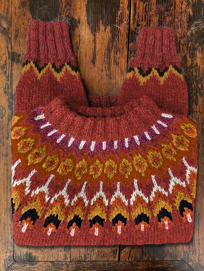 Cassius - vintage-isländischer pullover