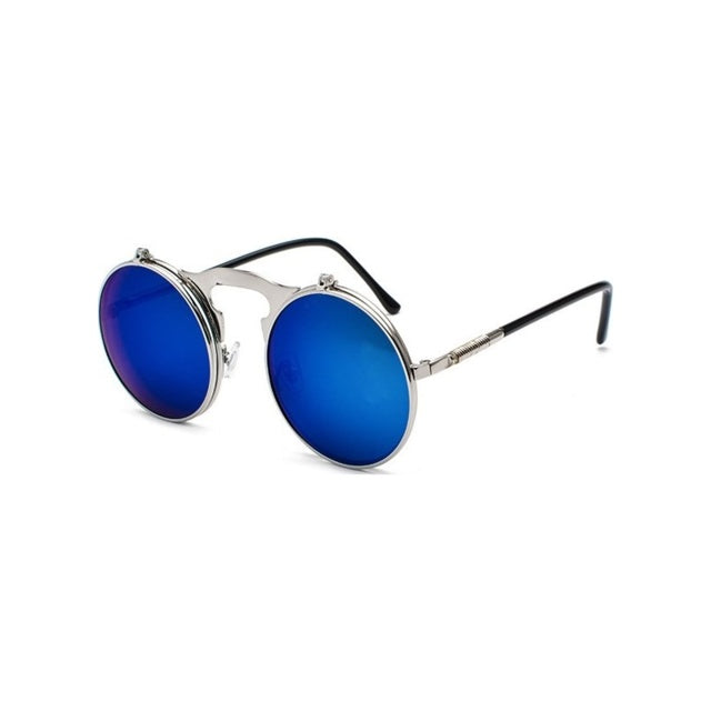 Stuttgart | Sleek Personalisierte Mode Runde Sonnenbrille für Männer