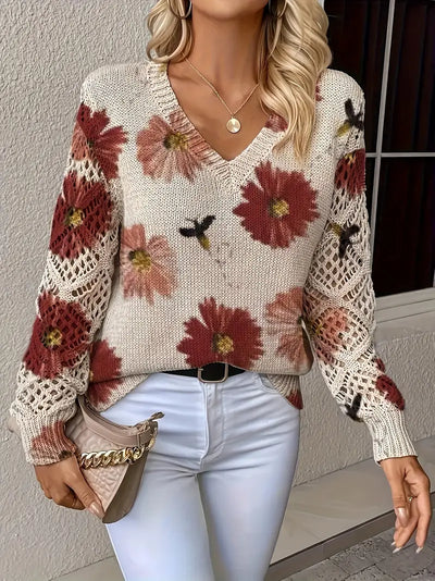 Tatyana - Stilvolle Strickjacke Mit V-Ausschnitt