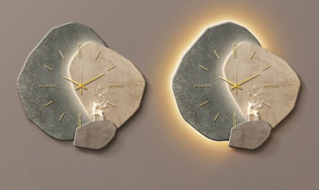 Minimalistische Wanduhr im skandinavischen Design - NordiqTime