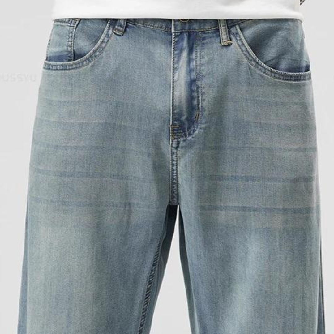 Teofilo - Stilvolle Hose Mit Weitem Bein