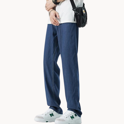 Teofilo - Stilvolle Hose Mit Weitem Bein