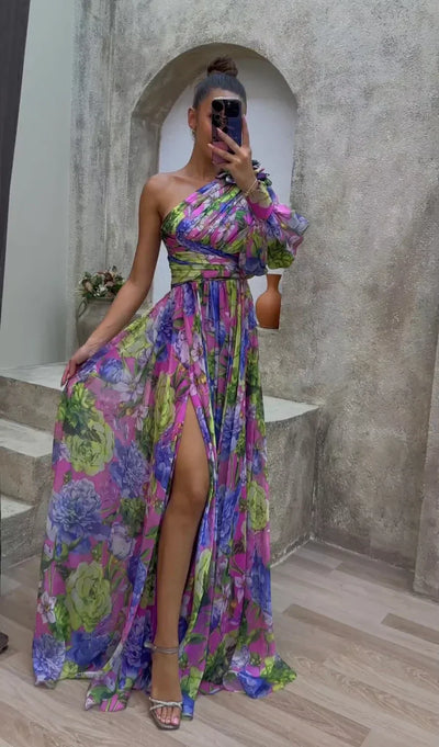Sylvia - Luftiges Schulterkleid für Sommerfeste