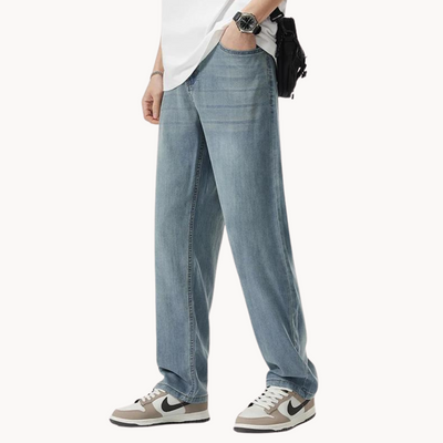 Teofilo - Stilvolle Hose Mit Weitem Bein