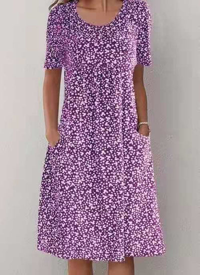 Stilvolles Kleid mit Blumenmuster – Eva | Das perfekte leichte Sommerkleid!