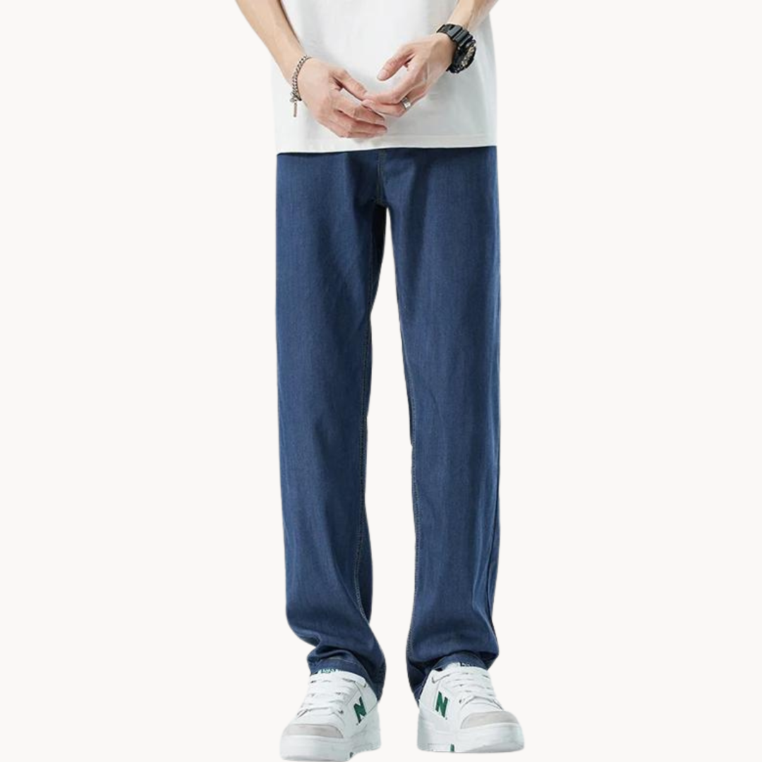 Teofilo - Stilvolle Hose Mit Weitem Bein