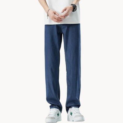 Teofilo - Stilvolle Hose Mit Weitem Bein