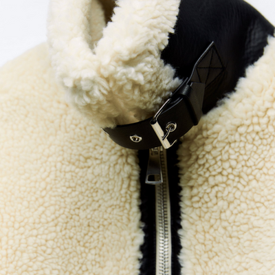 Teddy-Pilotenjacke – Dilara | Trendig, Warm, Oversized & Stilvoll!